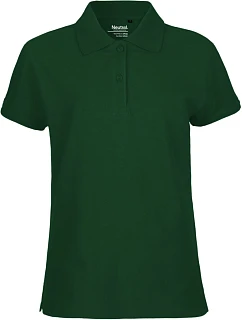 Neutral O 22980 Dámske piqué polo z bio bavlny 77.2280 fľaškovozelená