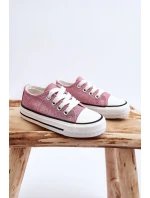 Dětské tenisky vázané Špinavě růžová model 21621575 - Boto Dětské tenisky vázané Špinavě růžová model 21621575 - Boto
