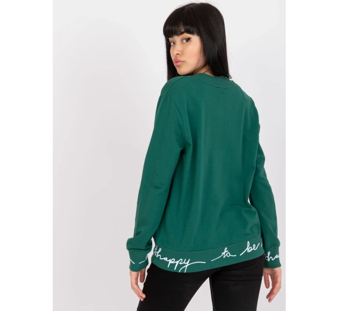 Mikina RV BL 7809.37X tmavo zelená