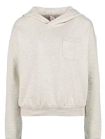 Dámska mikina s kapucňou QS5612E-SZH béžová - Calvin Klein