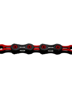 Reťaz KMC DLC 11 118 og. black & red BOX