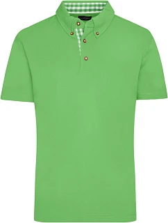 JN Pánské piqué polo v stylu 02.0 lime green white model 22488668 - Daiber