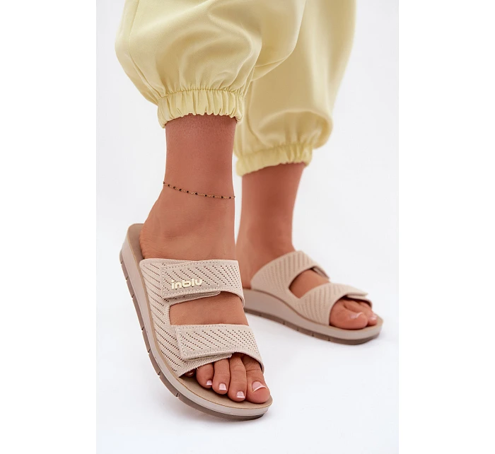Dámské pantofle INBLU AG000015 Béžové