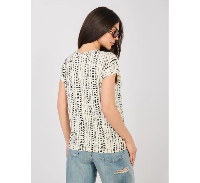 Tričko D12110M02646F light beige Tričko D12110M02646F light beige