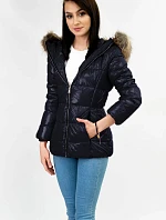 Dámska lakovaná prešívaná dámska bunda LD-7695 - LIBLAND