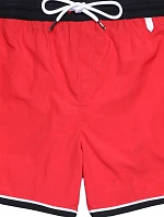 Pánske kúpacie kraťasy - A03880-0EFAW-42A - červená/čierna - Diesel