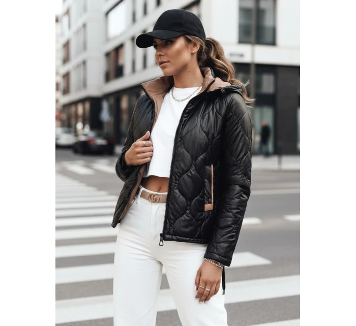Dámská prošívaná bunda černá Dstreet model 21972268 - FashionStreet