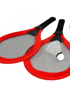 SADA 2 RAKET SHUTTLECOCK BADMINTON TENISOVÝ MÍČEK ENERO TOYS