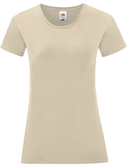 Fruit of the Loom Lady-Fit Iconic 150 T Dámske tričko 16.1432 natural Fruit of the Loom Lady-Fit Iconic 150 T Dámske tričko 16.1432 natural