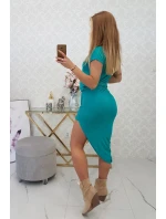 Sukienka asymetryczna jasno zielona