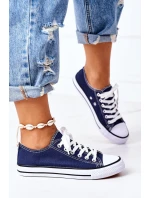 Dámské Klasické Tenisky Tmavě Modré model 21558092 - Boto Dámské Klasické Tenisky Tmavě Modré model 21558092 - Boto