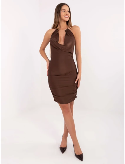 Šaty IT SK 21857.21P hnedé