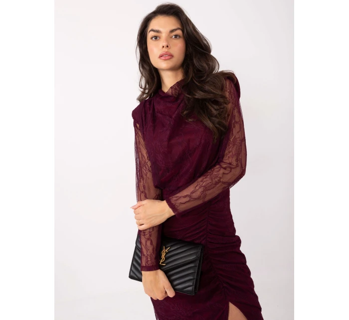 Šaty IT SK 9937.16 tmavo fialové Šaty IT SK 9937.16 tmavo fialové