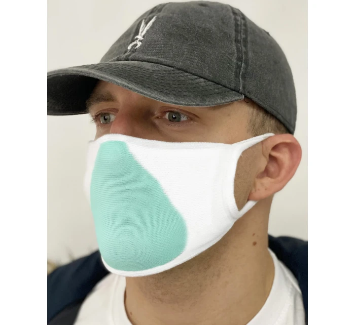 Strieborná iontová maska Biela a šedá Sada 20 kusov - VMP