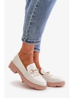 Dámske mokasíny s ekokožou White Tialorae
