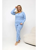 Pohodlné pyžamo pre plnoštíhly model 226133 Forever Pink Pohodlné pyžamo pre plnoštíhly model 226133 Forever Pink