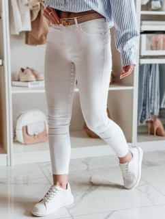 Dámske džínsové nohavice TRENZI white FashionStreet UY2443