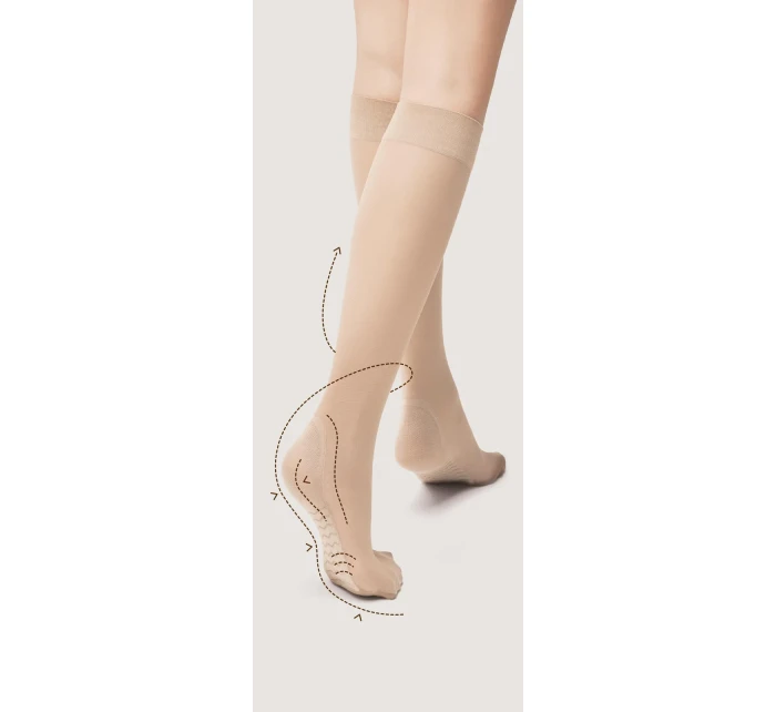 Dámske podkolienky Fiore Body Care Massage M 2100 20 den Dámske podkolienky Fiore Body Care Massage M 2100 20 den