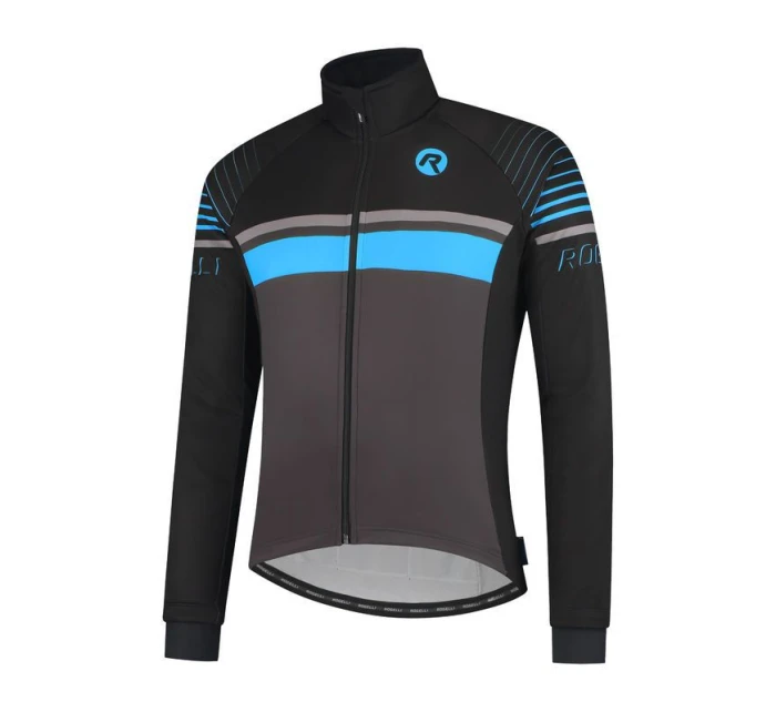 Rogelli HERO bunda čierno-modrá L