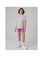 Dievčenské tričko s potlačou 4F 4FJRSS26TTSHF3826-90A