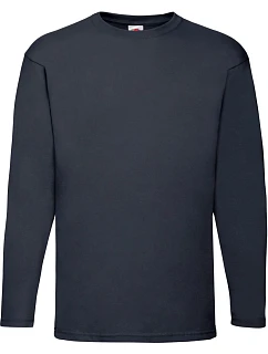 Fruit of the Loom Valueweight T LSL Tričko s dlhým rukávom 16.1038 tmavomodrá