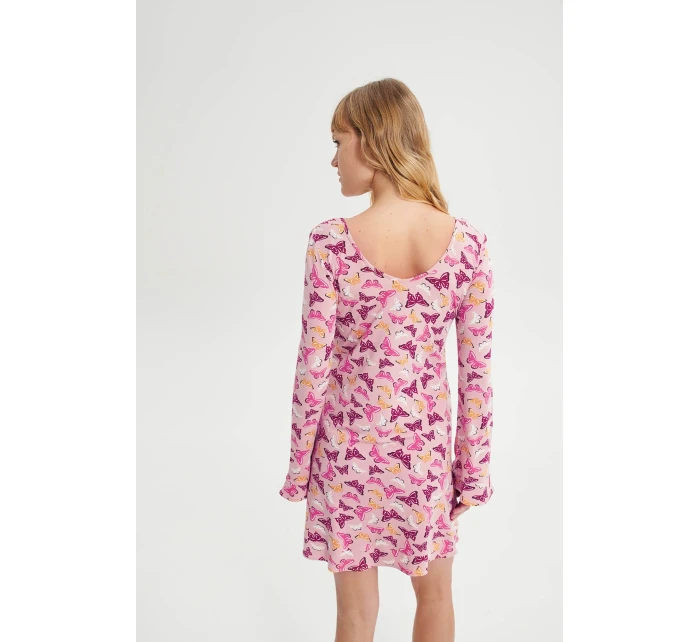 Noční košile s dlouhými rukávy model 18936352 - Vamp