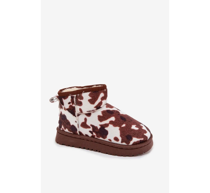 Dětské zimní boty pro mládež s podšívkou s model 21718613 - Boto Dětské zimní boty pro mládež s podšívkou s model 21718613 - Boto