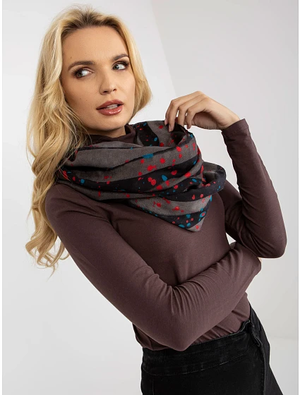 Tunelová šála AT KM model 21314334 šedá - FPrice