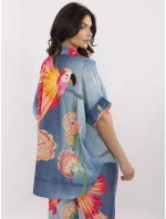 Košeľa DHJ KS 19007 6.86 modrá