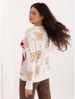 Sweter MI SW model 21791138 ecru - FPrice Sweter MI SW model 21791138 ecru - FPrice