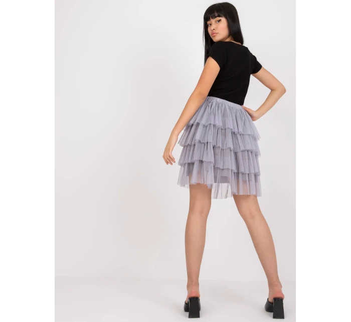 Sukně TW SD BI model 17302243 šedá - FPrice Sukně TW SD BI model 17302243 šedá - FPrice