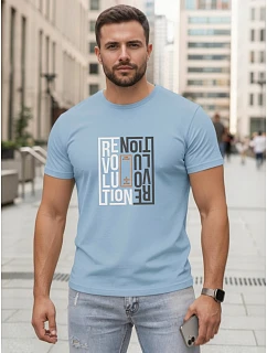 Tshirt męski z nadrukiem  model 22182638 - FashionStreet