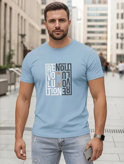 Tshirt męski z nadrukiem  model 22182638 - FashionStreet