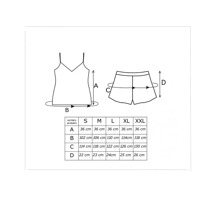 Pyžamo Donna Sheila 1/2 S-2XL