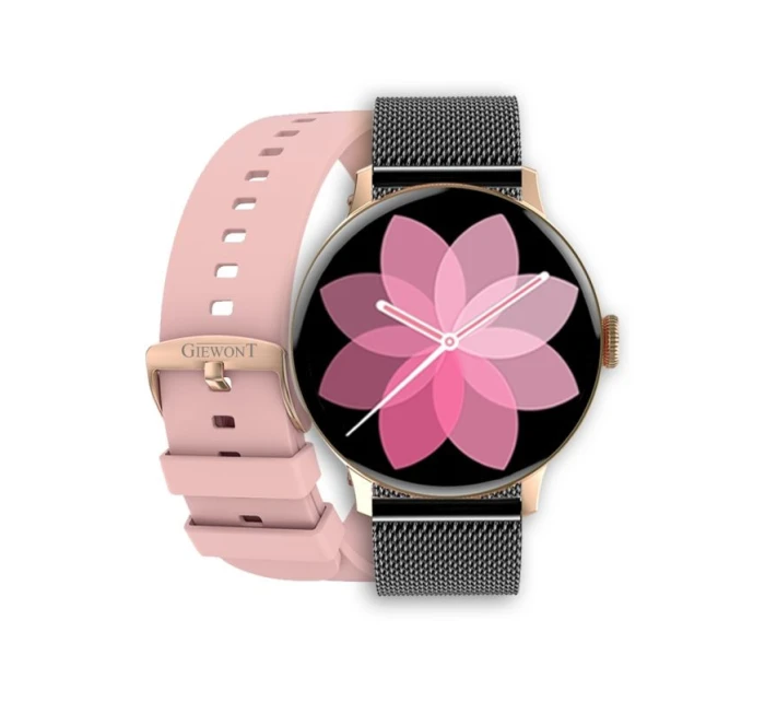 Dámské chytré hodinky Rose Gold Black model 21804755 - Giewont Dámské chytré hodinky Rose Gold Black model 21804755 - Giewont