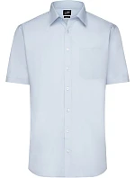 JN 680 Popelínová košile s krátkým rukávem model 22537803 light blue - Daiber JN 680 Popelínová košile s krátkým rukávem model 22537803 light blue - Daiber