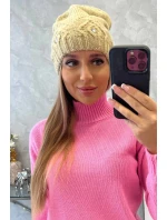 Dámská čepice  béžová model 18752337 - K-Fashion