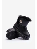 Dětské sněhule s z kožešiny černé Big Star model 21637354 - Big Star Shoes