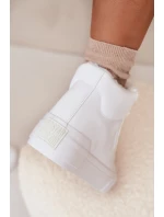 Zateplené dámské tenisky na platformě Big Star model 21705849 Bílé - Big Star Shoes Zateplené dámské tenisky na platformě Big Star model 21705849 Bílé - Big Star Shoes