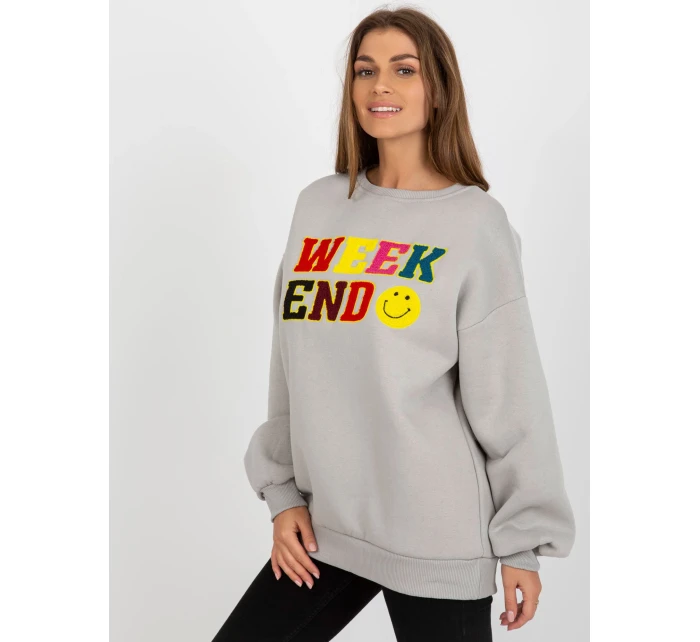 Bluza EM BL 617 model 18502742 szary - FPrice Bluza EM BL 617 model 18502742 szary - FPrice