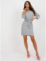 Dámské šaty LK SK model 17821317 šedé - FPrice