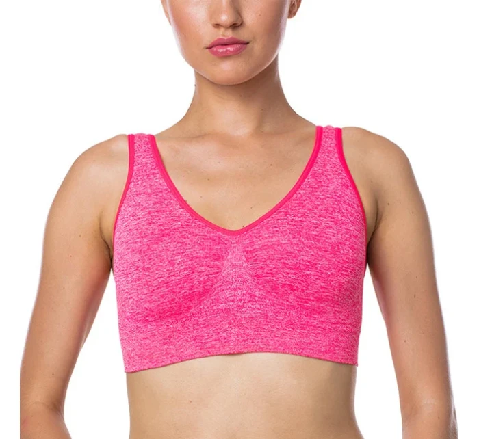 Dámska športová podprsenka s kosticami EASY BRA - BELLINDA - ružová