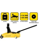 HYDRAULICKÝ ZDVIHÁK DO AUTA DUNLOP 2000 KG