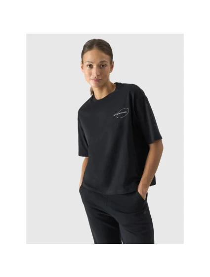 Dámske tričko oversize s potlačou 4F 4FRSS24TTSHF2089-20S