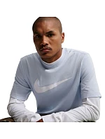 Pánské tričko Nsw Tee Icon Swoosh modré model 22217296 408 pánské - NIKE Pánské tričko Nsw Tee Icon Swoosh modré model 22217296 408 pánské - NIKE