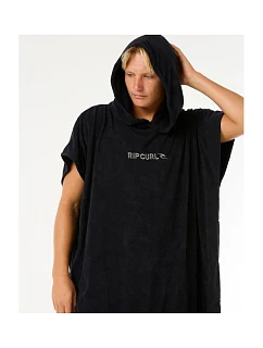 Pončo RIP CURL Brand Hooded Towel, čierne