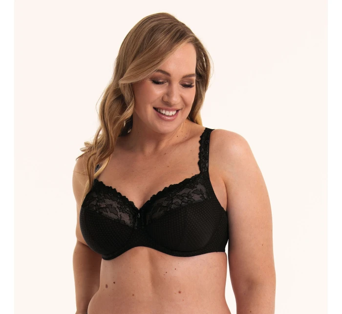 Eloise podprsenka s kosticami Full Cup 5295 čierna - RosaFaia