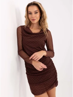 Šaty MI SK 62452.74 hnedé