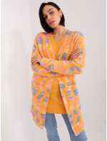 Oranžový pletený sveter