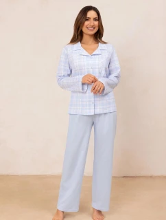Pyžamo Regina 727 long/r S-XL Z25/26 dámske nezapínané